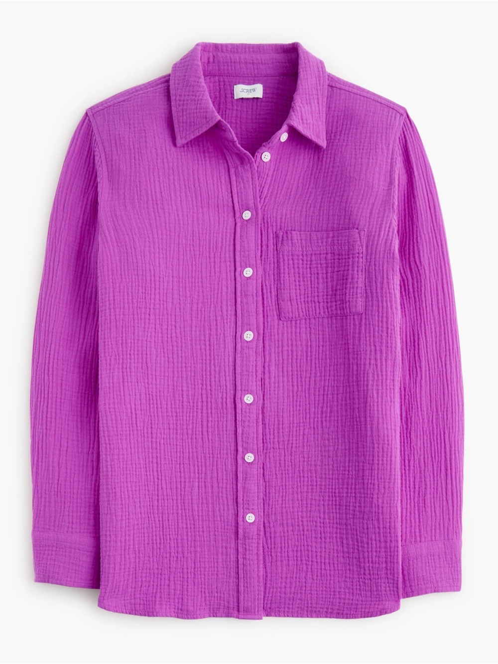 J crew Double-gauze button-up shirt XS**
